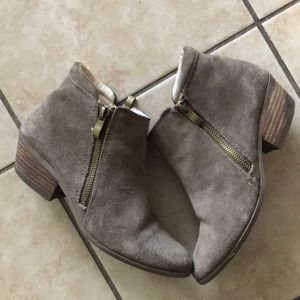 Tan booties